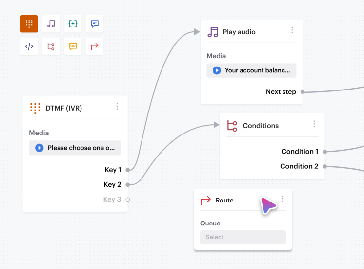 ivr flow builder