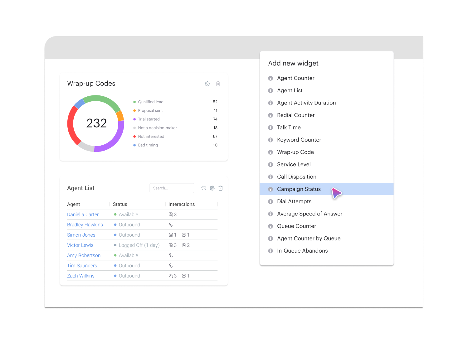 real time dashboards