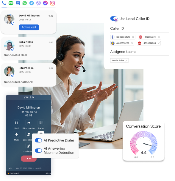sales contact center software