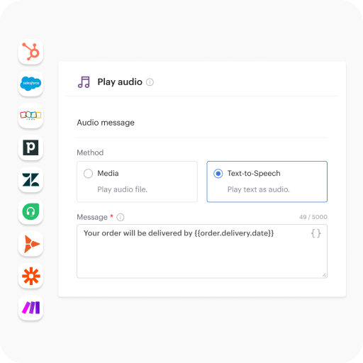 tts crm integration