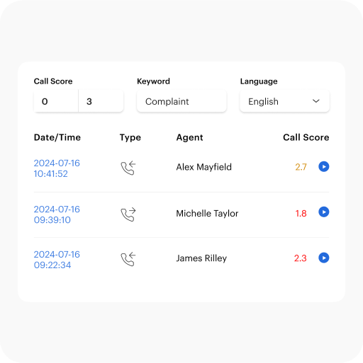 find transcripts