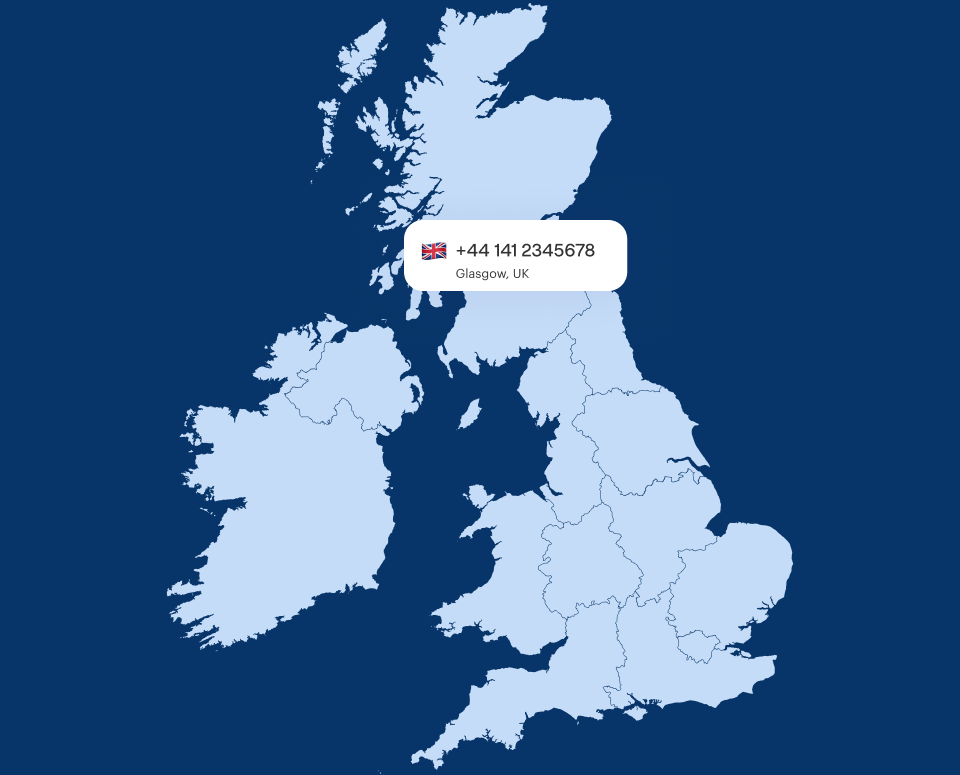 Virtual Phone Number Glasgow
