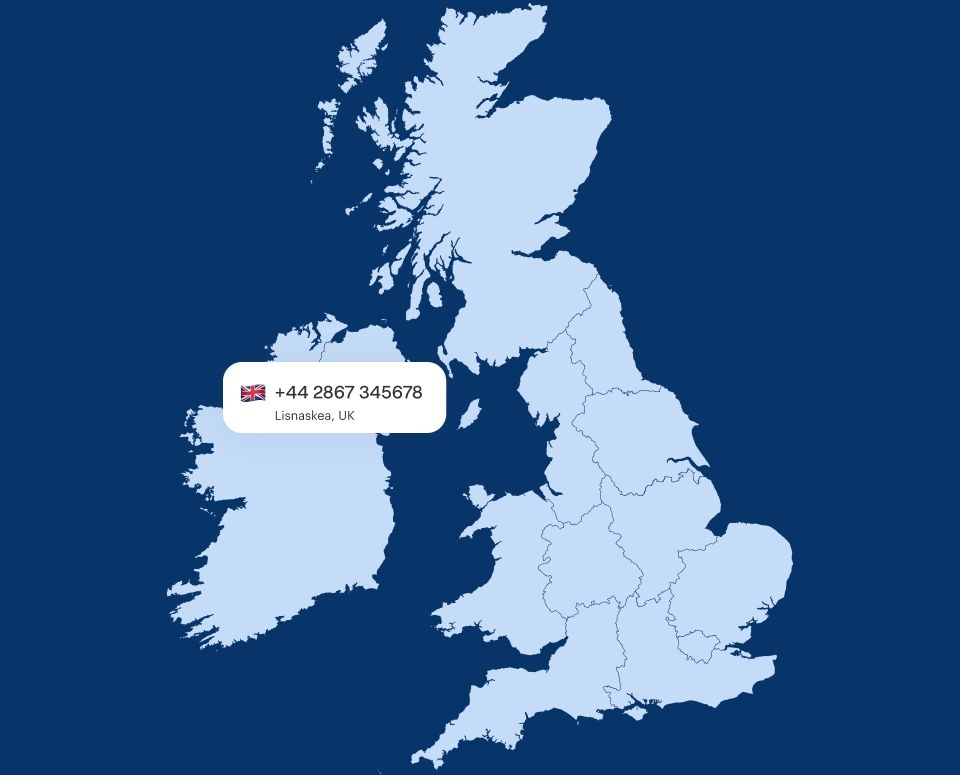 Virtual Phone Number Lisnaskea