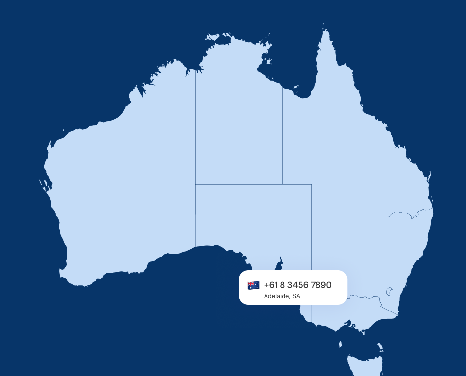 Virtual Phone Number Adelaide, SA