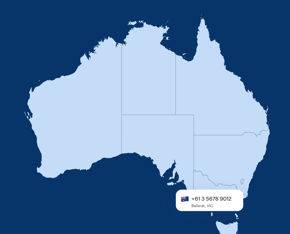 Virtual Phone Number Ballarat, VIC