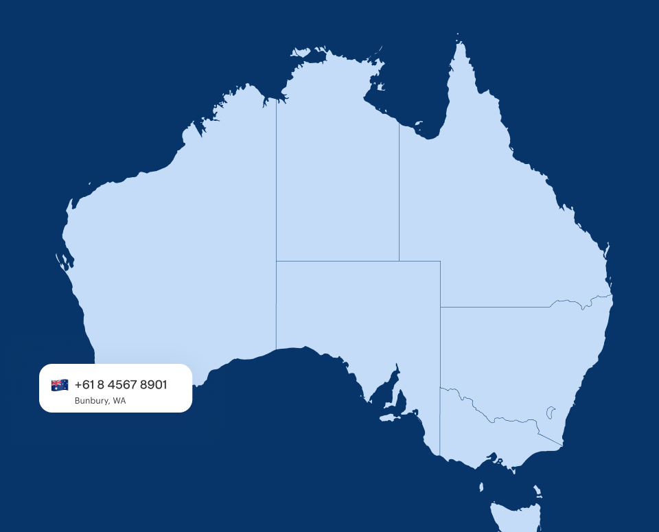 Virtual Phone Number Bunbury, WA