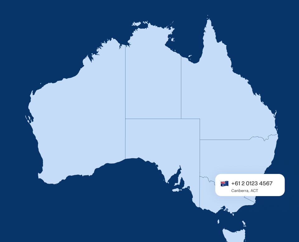 Virtual Phone Number Canberra, ACT