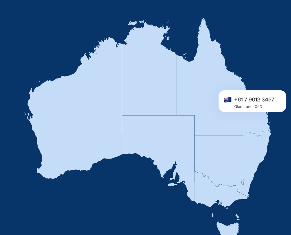 Virtual Phone Number Gladstone, QLD