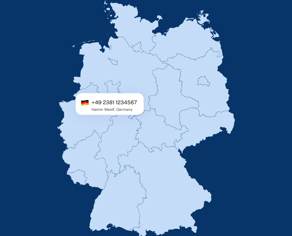 Virtual Phone Number Hamm Westf