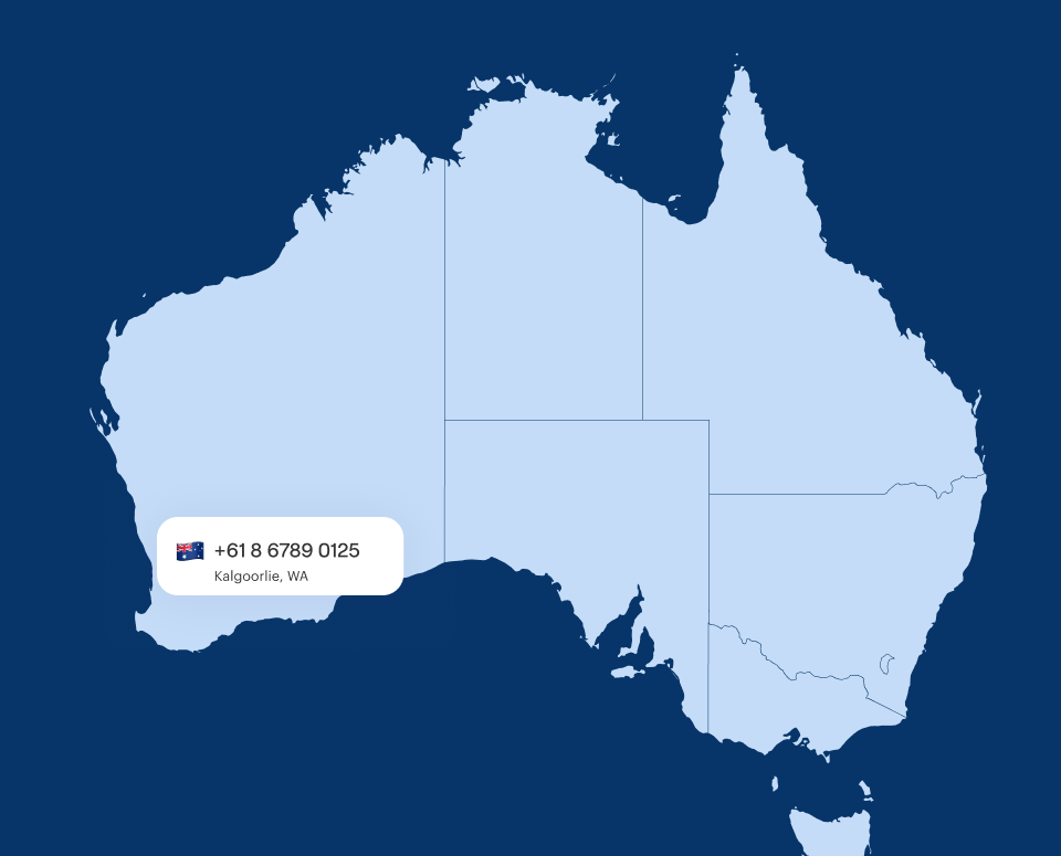 Virtual Phone Number Kalgoorlie, WA