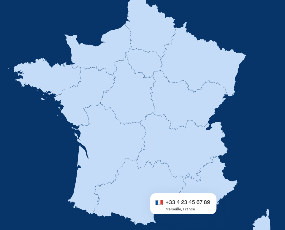Virtual Phone Number Marseille