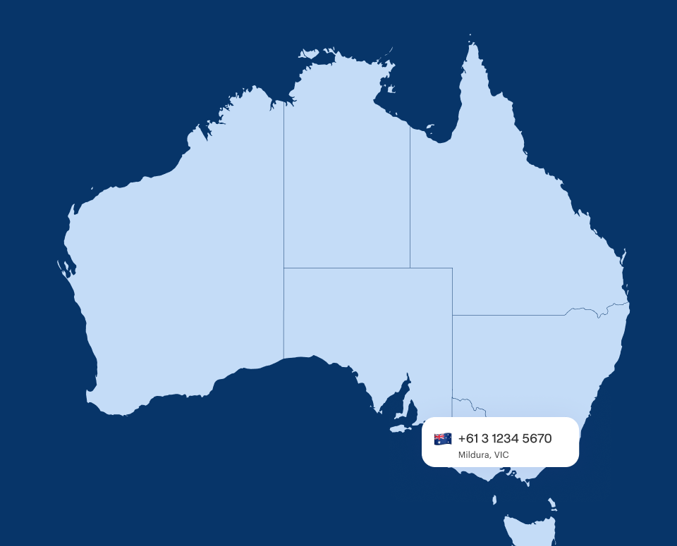 Virtual Phone Number Mildura, VIC