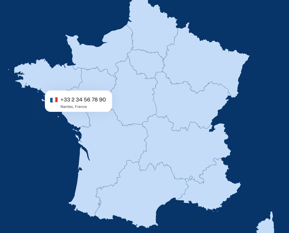 Virtual Phone Number Nantes