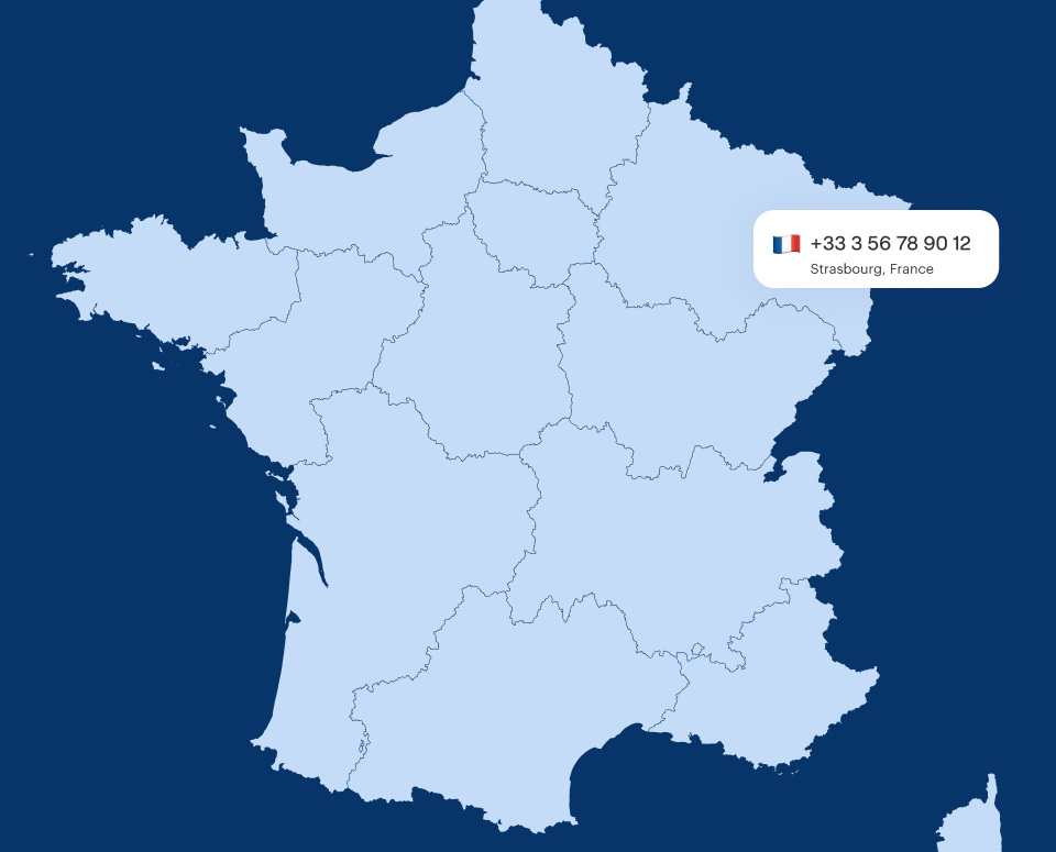 Virtual Phone Number Strasbourg
