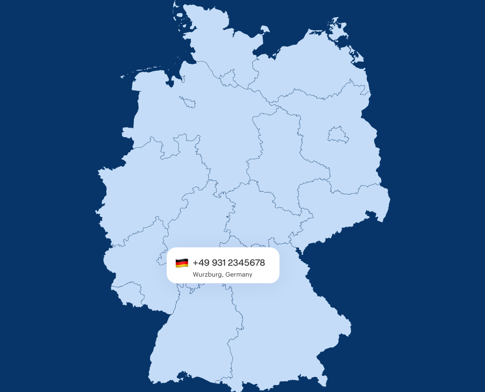 Virtual Phone Number Wurzburg