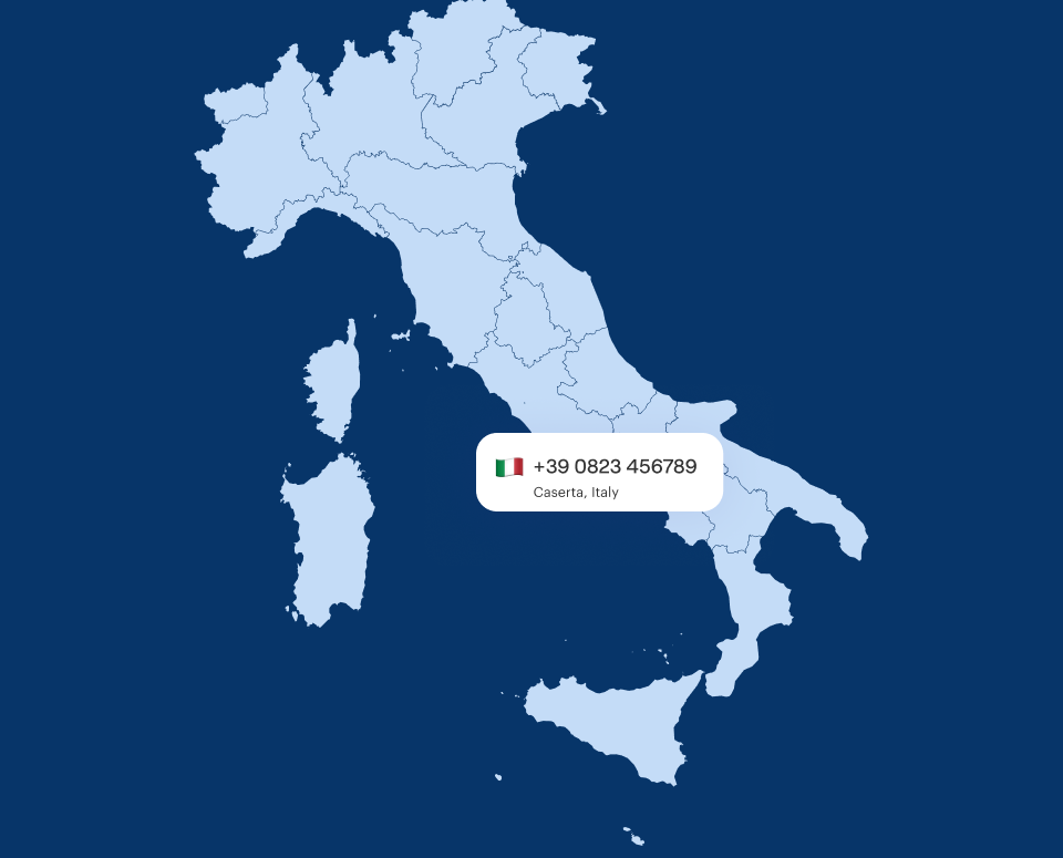 Virtual Phone Number Caserta