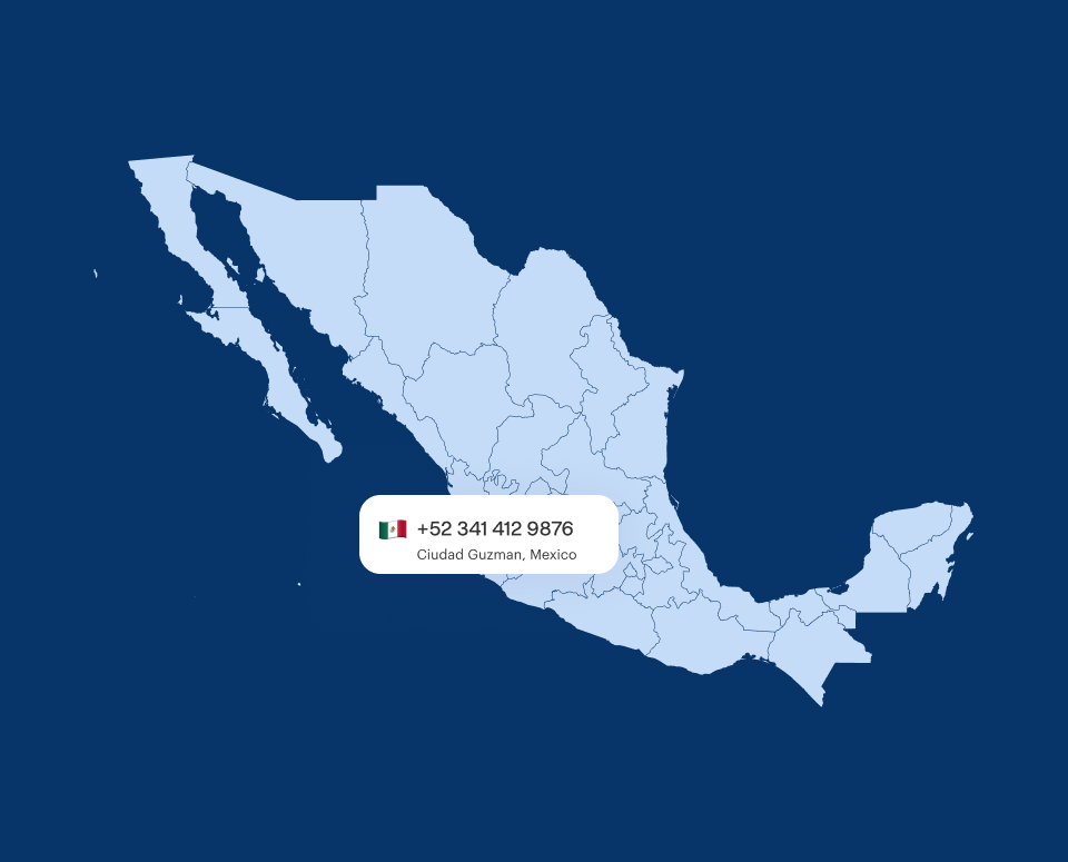 Virtual Phone Number Ciudad Guzman