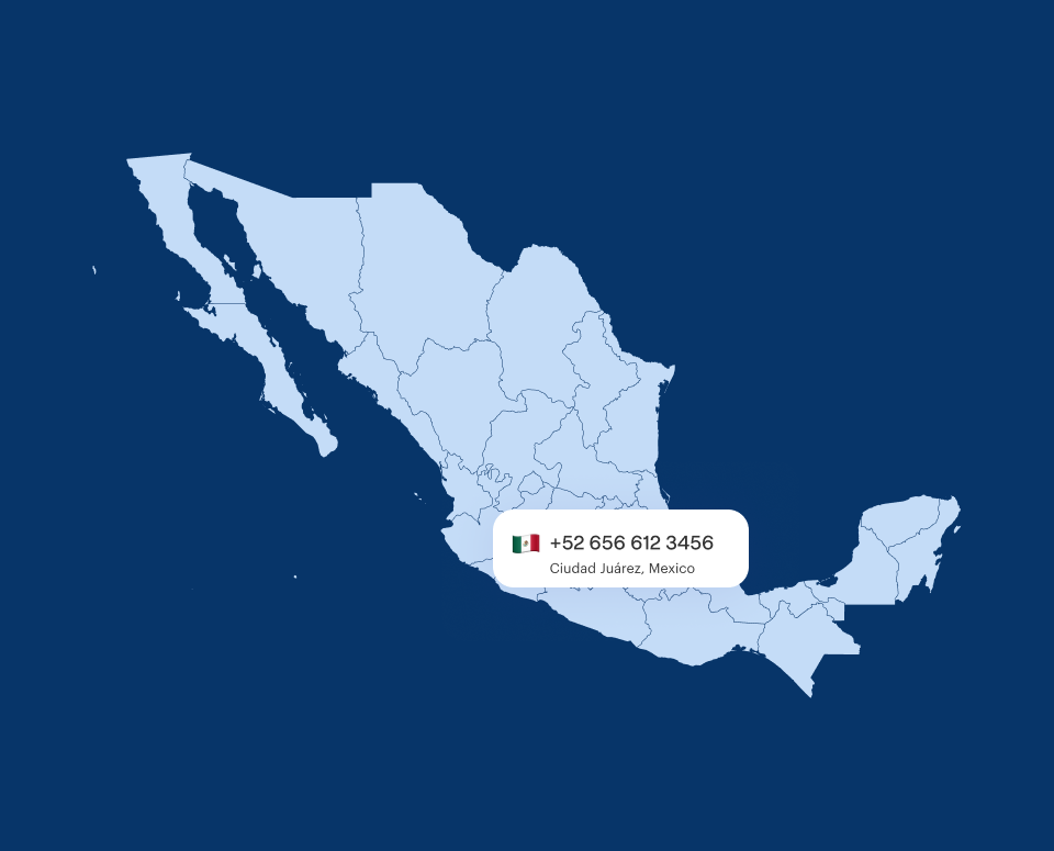 Virtual Phone Number Ciudad Juárez