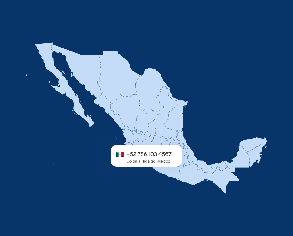 Virtual Phone Number Colonia Hidalgo