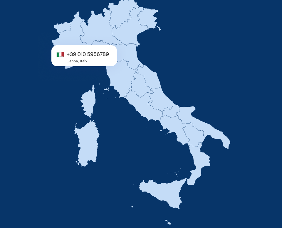 Virtual Phone Number Genoa