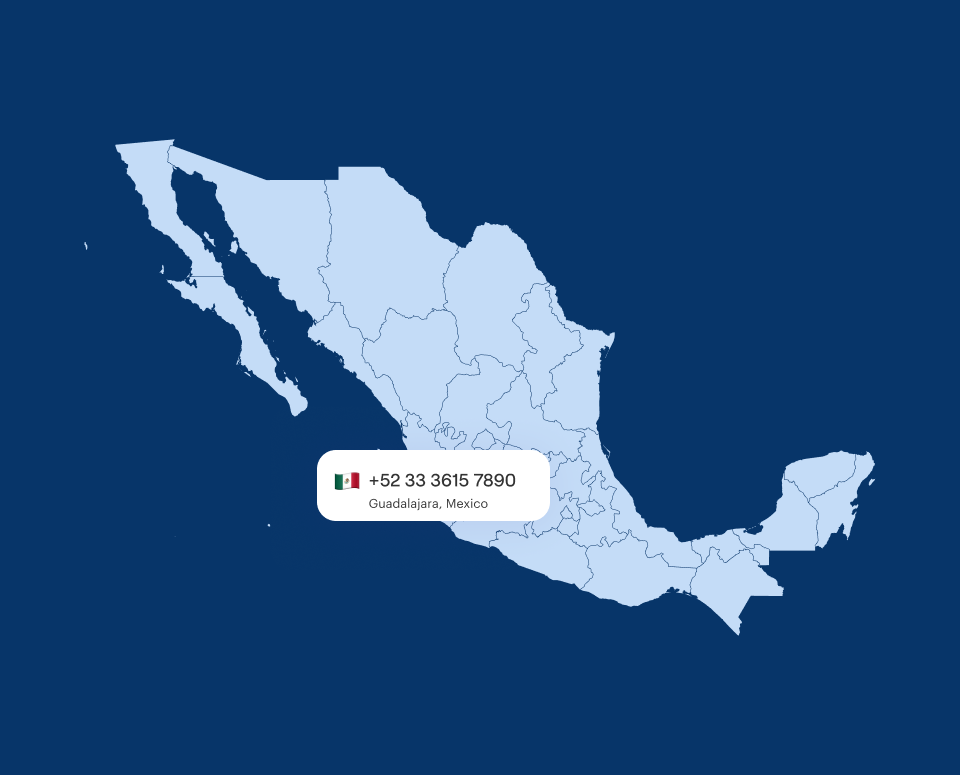 Virtual Phone Number Guadalajara