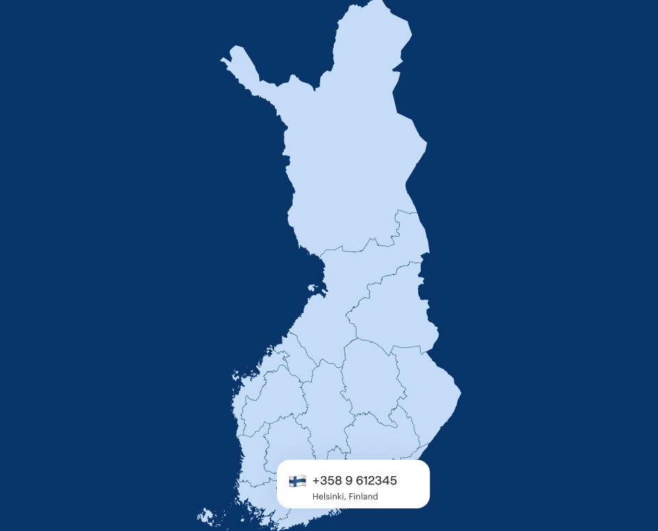 Virtual Phone Number Helsinki