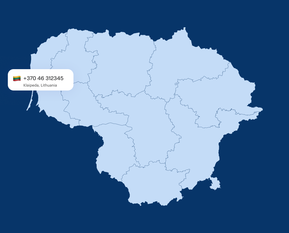 Virtual Phone Number Klaipeda