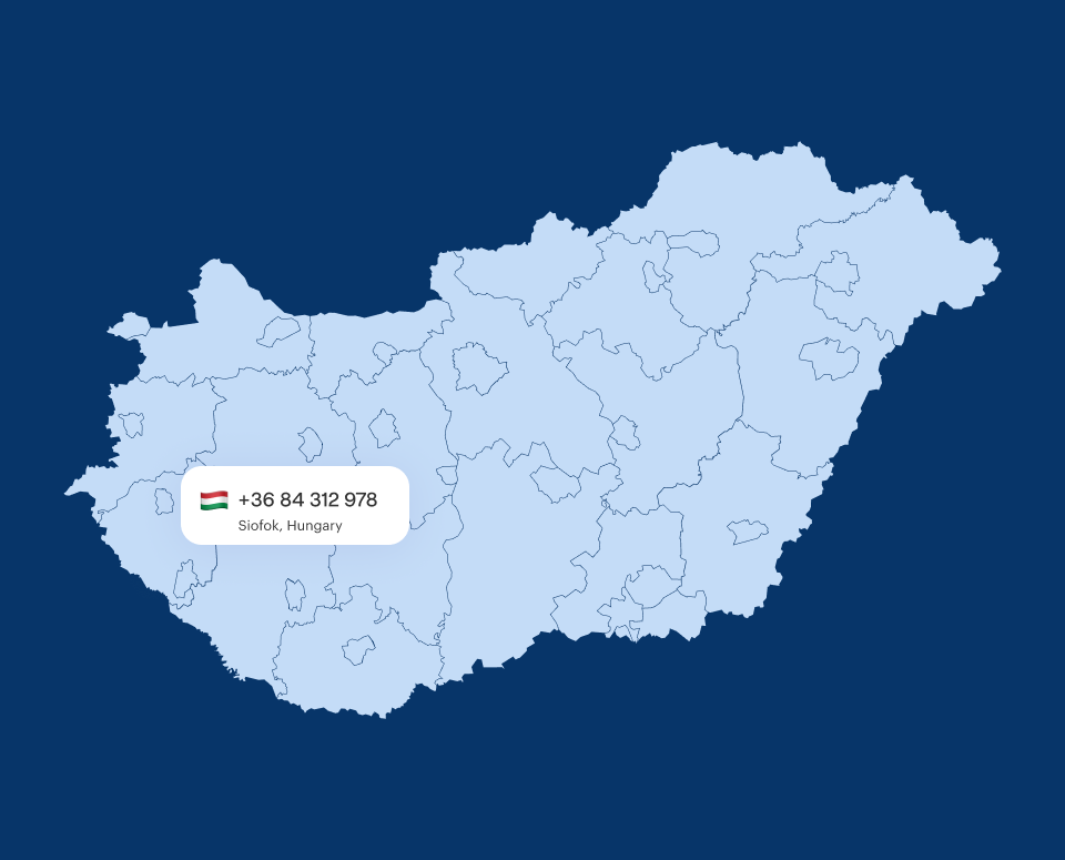 Virtual Phone Number Siofok