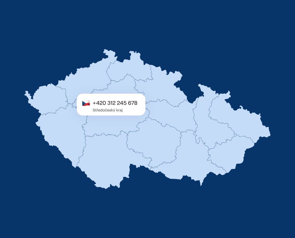 Virtual Phone Number Středočeský kraj