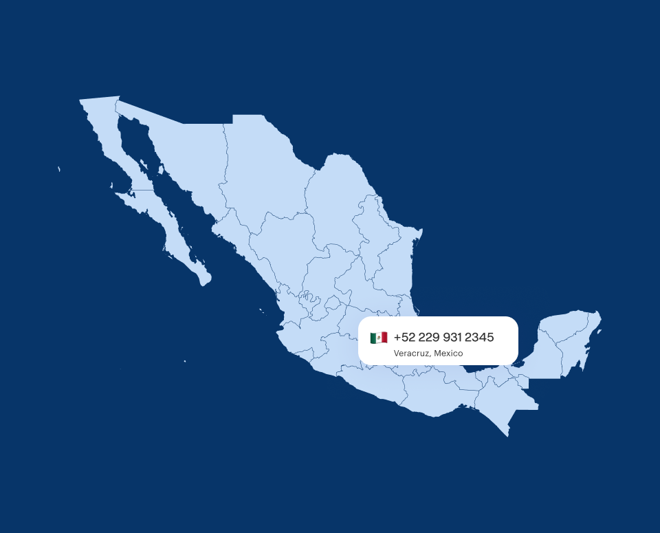 Virtual Phone Number Veracruz
