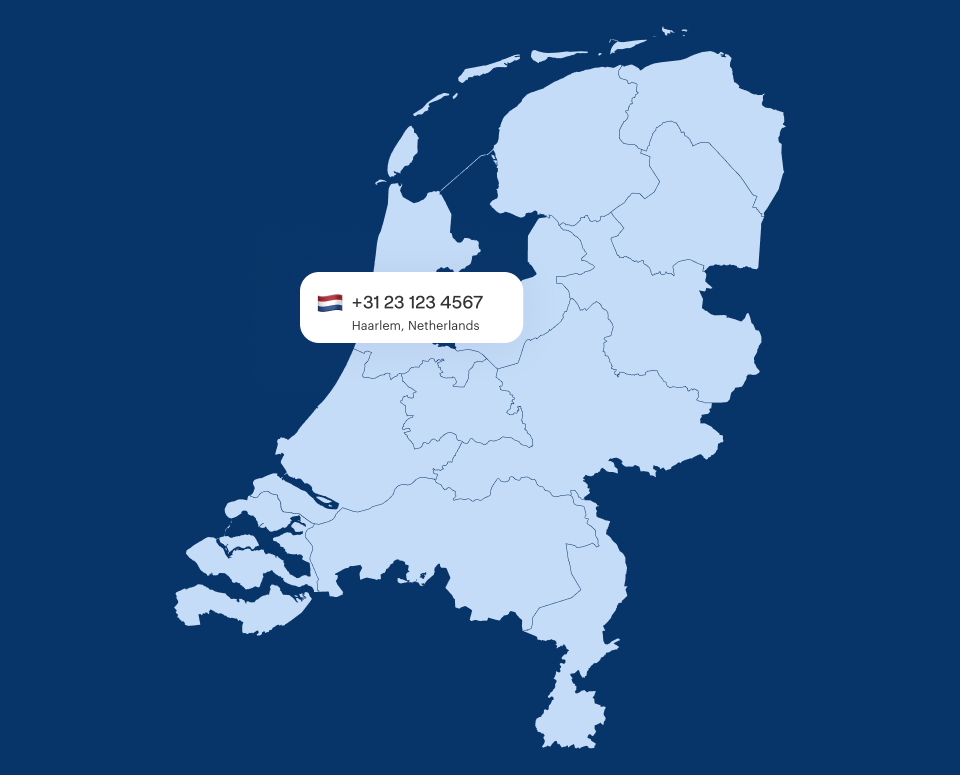 Haarlem Virtual Phone Number