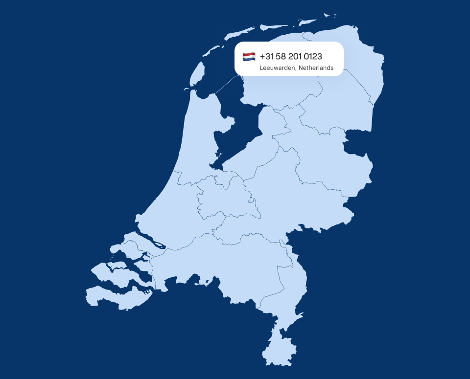 Leeuwarden Virtual Phone Number