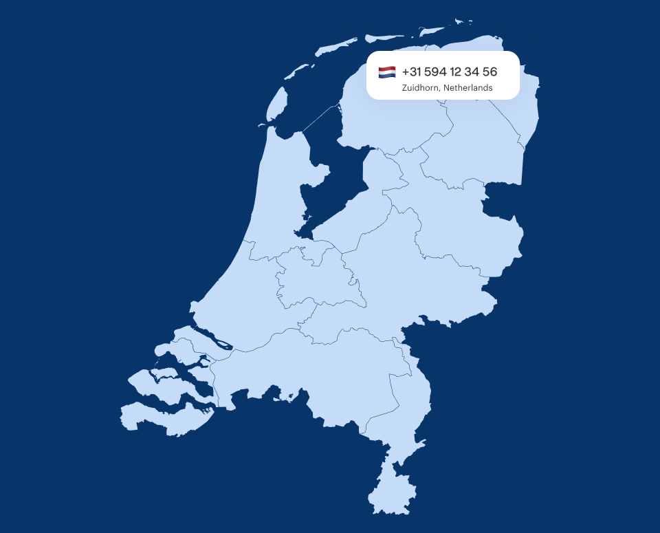 Zuidhorn Virtual Phone Number