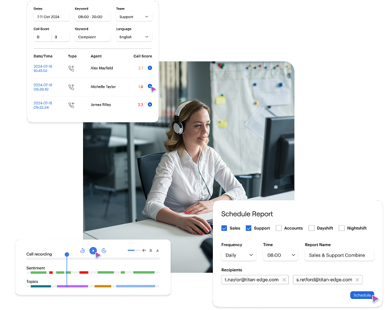 Call Center Agent Monitoring Software